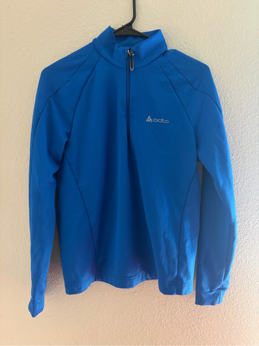 Odlo Women's Blue Quarter-Zip Performance Pullover